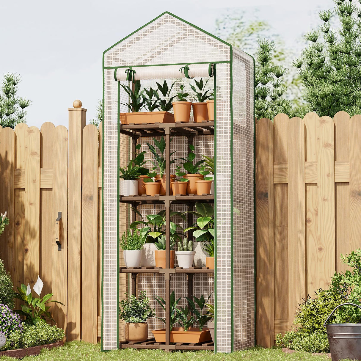 4 Tier Bamworld Mini Greenhouse for Outdoor