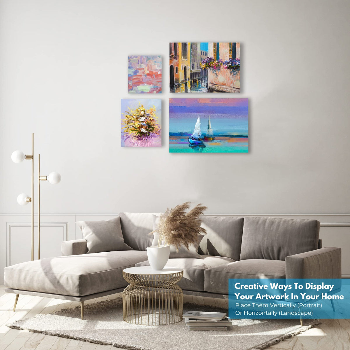 KEFF 24-Pack π£π₯ππ ππ¨π Canvas for Painting, 6 of 5x7, 8x10, 9x12,11x14 Painting Canvas Boards, Art Supplies for Adults & Kids - 100% Cotton Primed Canvases for Painting Acrylic, Oil, Watercolor