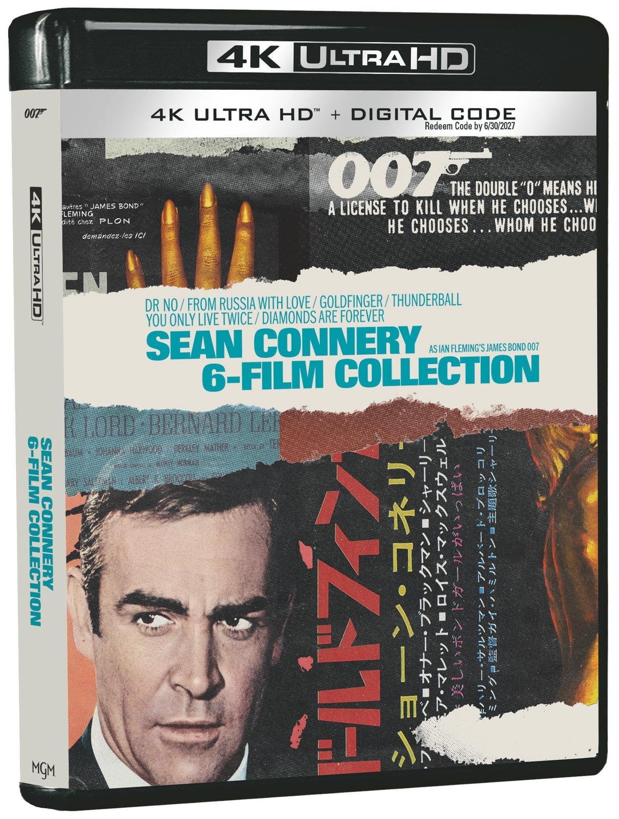 007: James Bond - Sean Connery 6-Film Collection (4K Ultra HD + Digital)