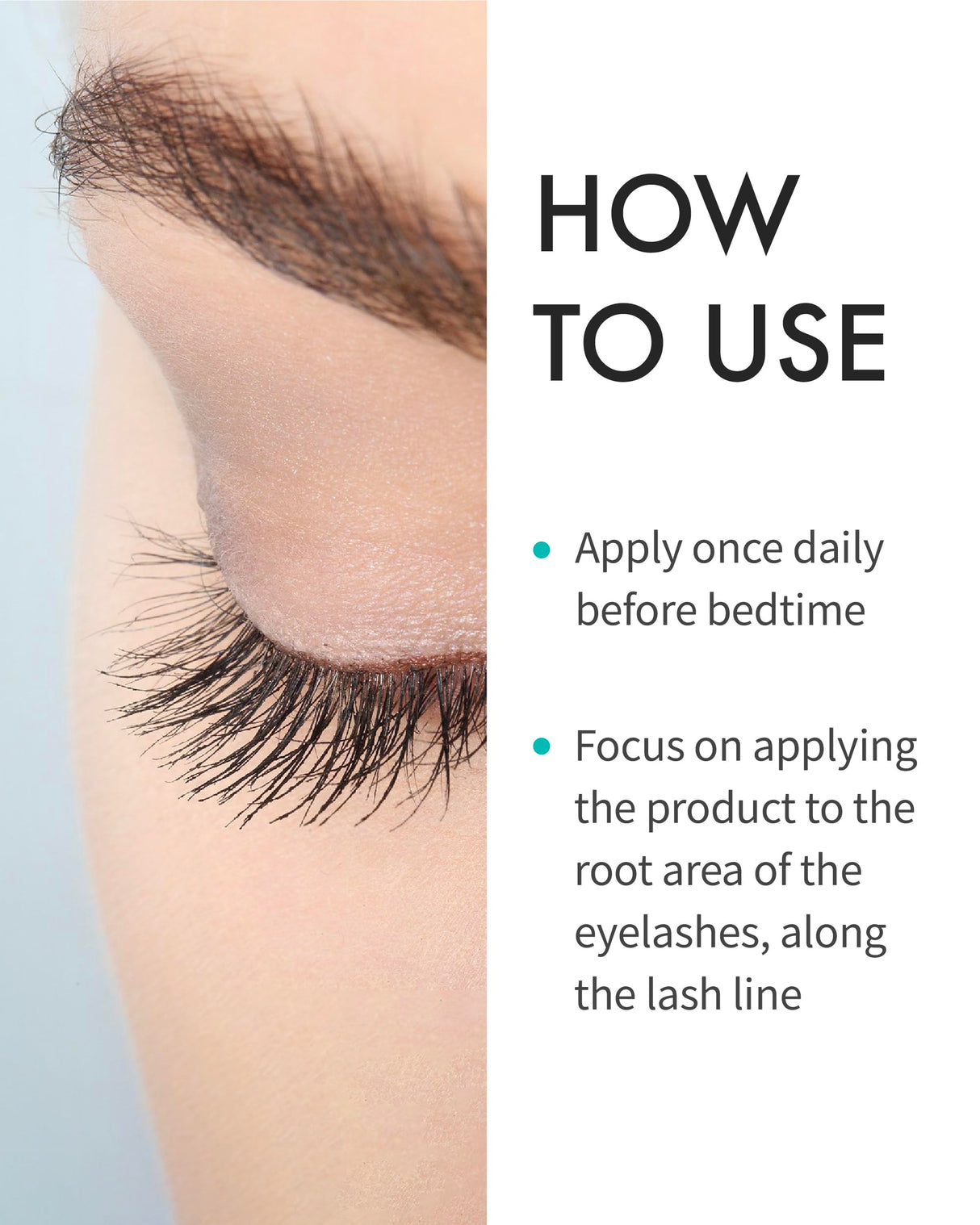 REJURAN Advanced Lash Enhancing Booster (3ml) - Eyelash Growth Serum for Fuller, Stronger, Healthier Lashes with Biotin and c-PDRN®.