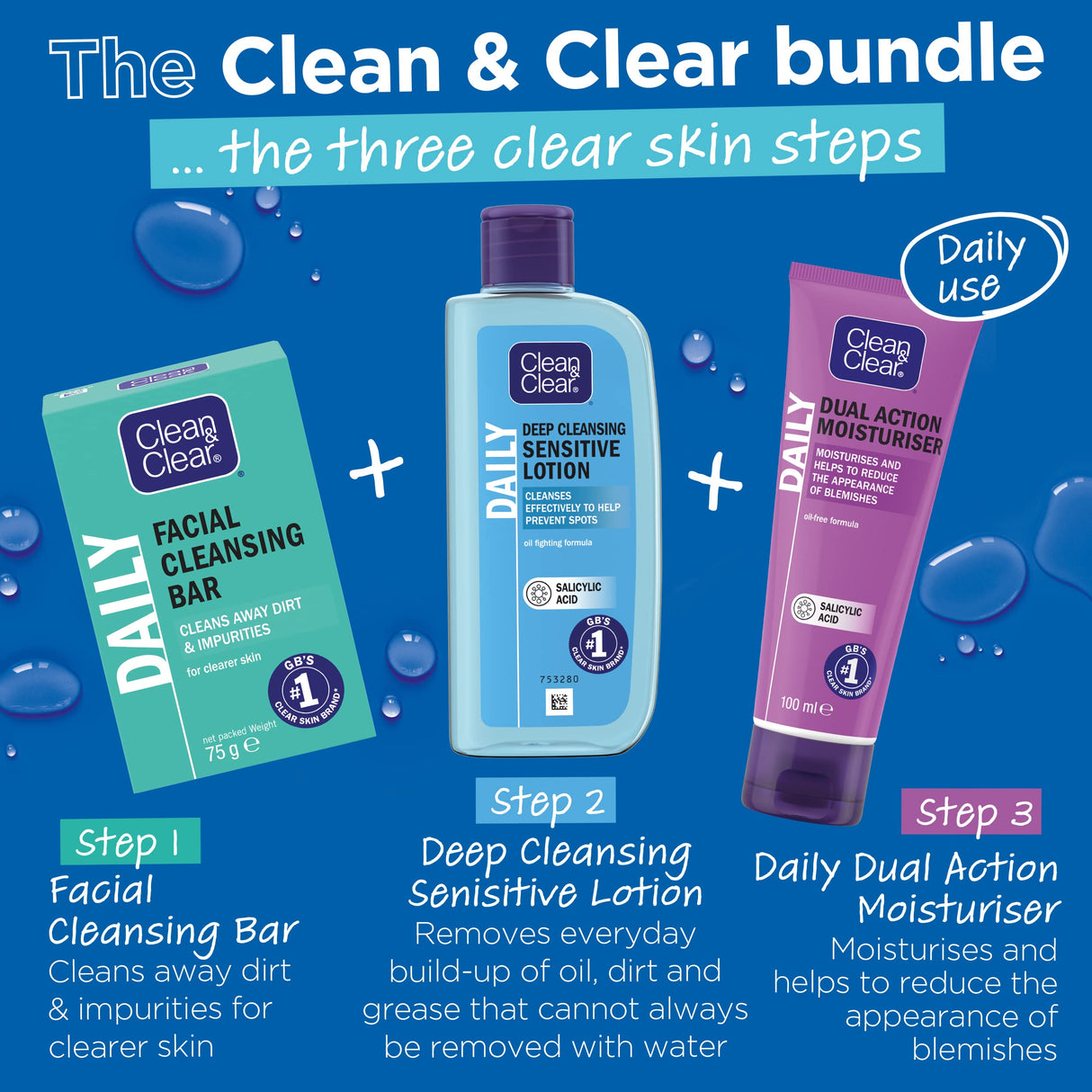 Clean and Clear Dual Action Moisturiser - 100 ml