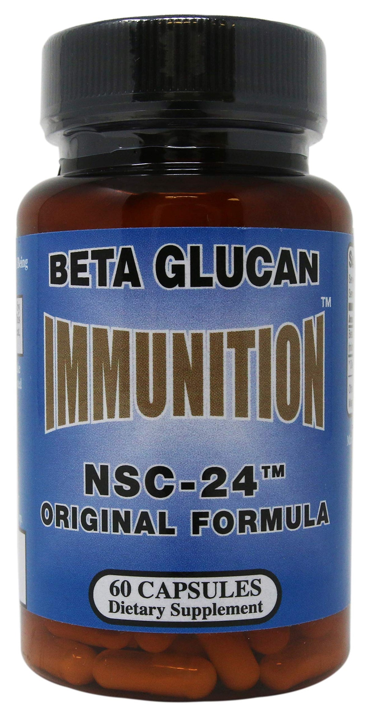 Nutritional Scientific Corporation Immunition NSC-24 Beta Glucan - 60 Ct