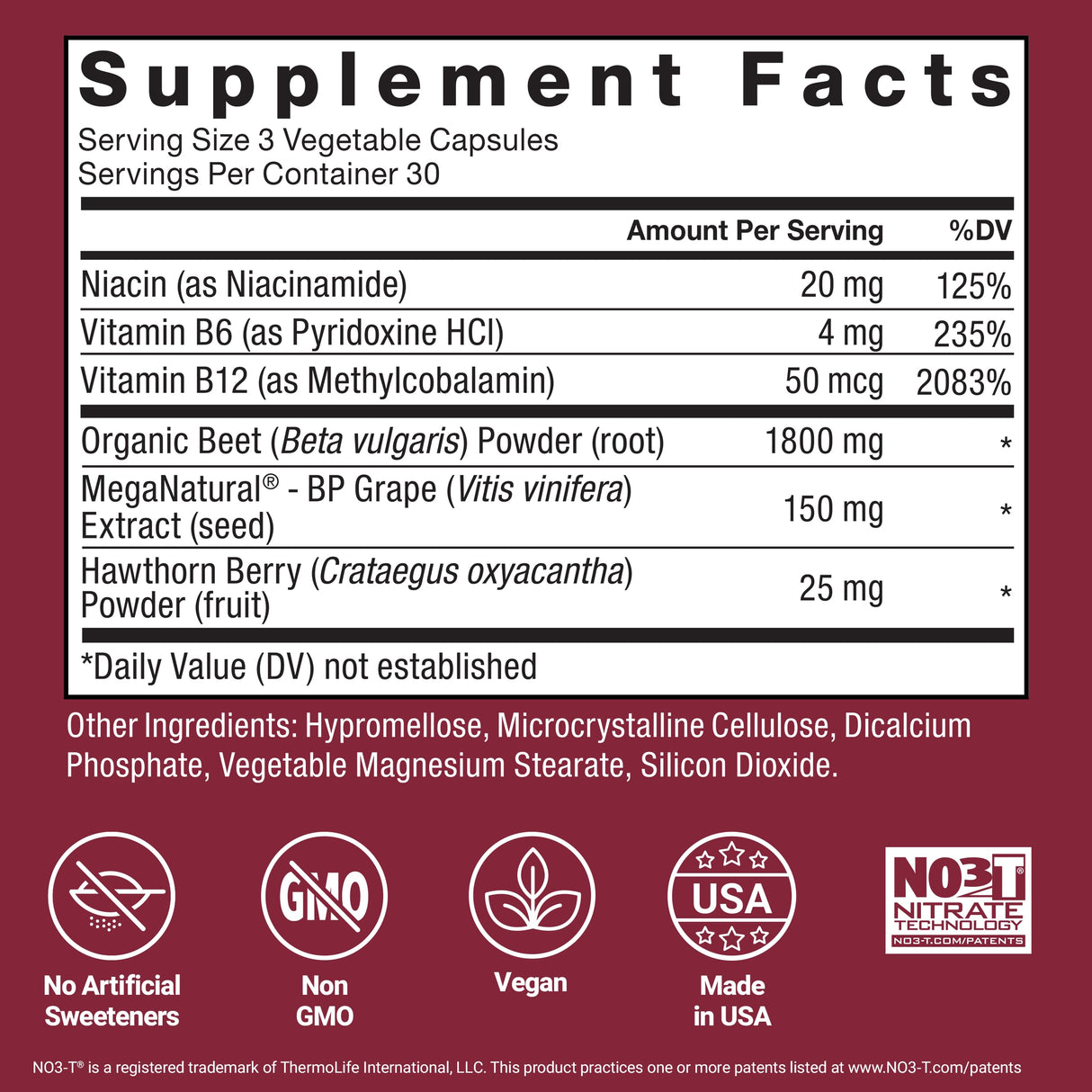 Force Factor Total Beets Blood Pressure Support Beet Root Capsules, 1800mg Organic Beet Root Powder Beet Supplement with Hawthorn Berry to Support Circulation and Blood Flow, 90 Vegetable Capsules