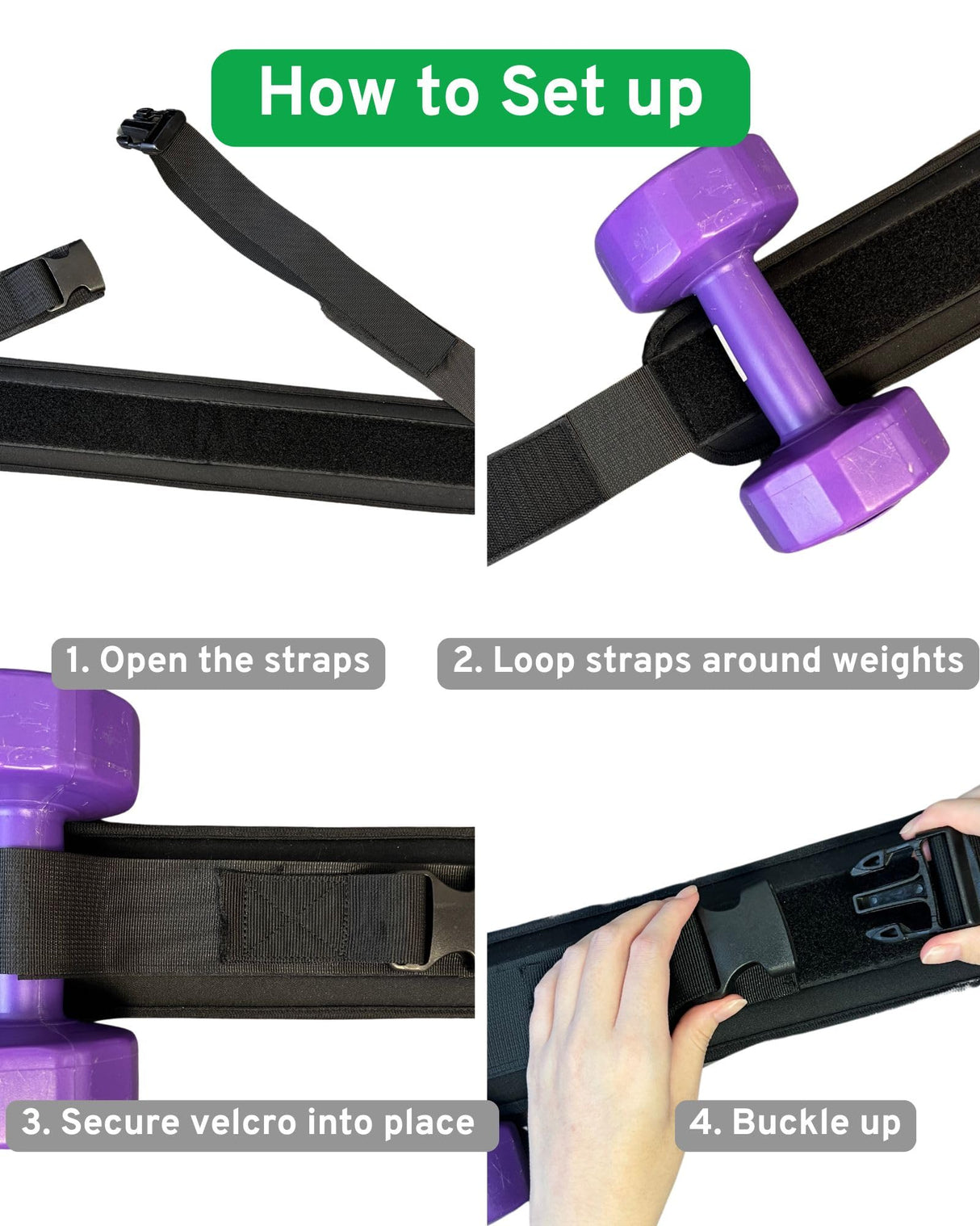 Hip Thrust Belt for Workouts, Heavy Duty Dumbbell Holder for Hip Thrusts & Booty Bands, No Metal Bar Needed, Portable, Comfortable & Stable for Home, Gym, Travel