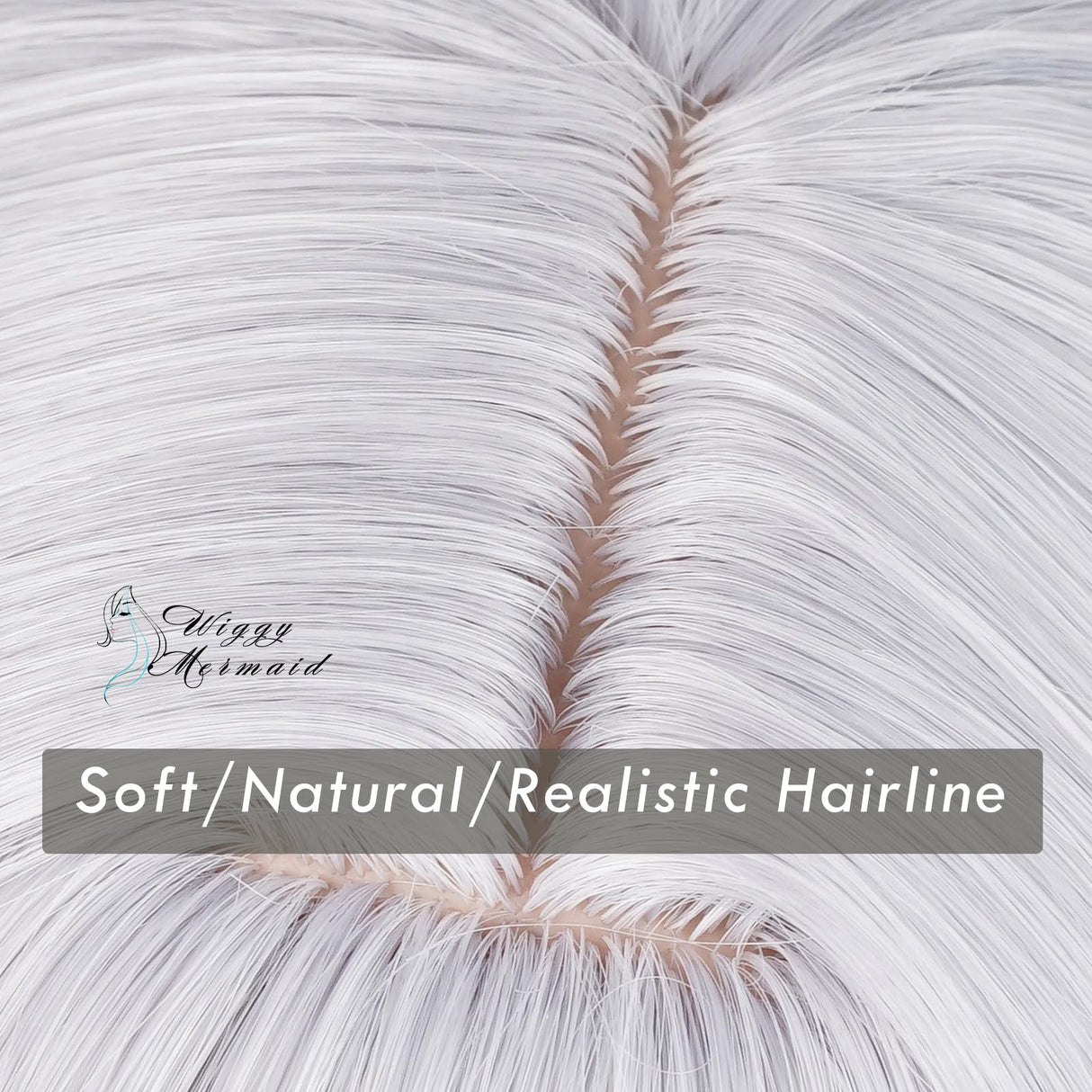 Frieren Cosplay Wig for Sousou no Frierenn, Long Silver White Wigs Ponytails + Wig Cap for Frieren Beyond Journey's End Halloween Christmas Costume Party