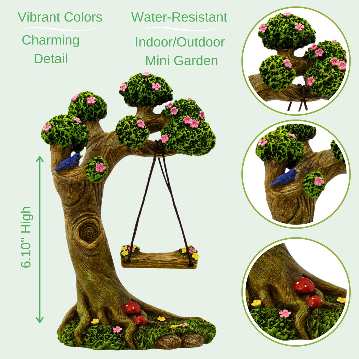 PRETMANNS Fairies for Fairy Garden Accessories - 4 Pieces