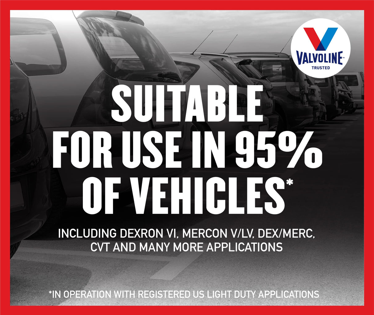 Valvoline Multi-Vehicle ATF Full Synthetic Automatic Transmission Fluid 1 Quart