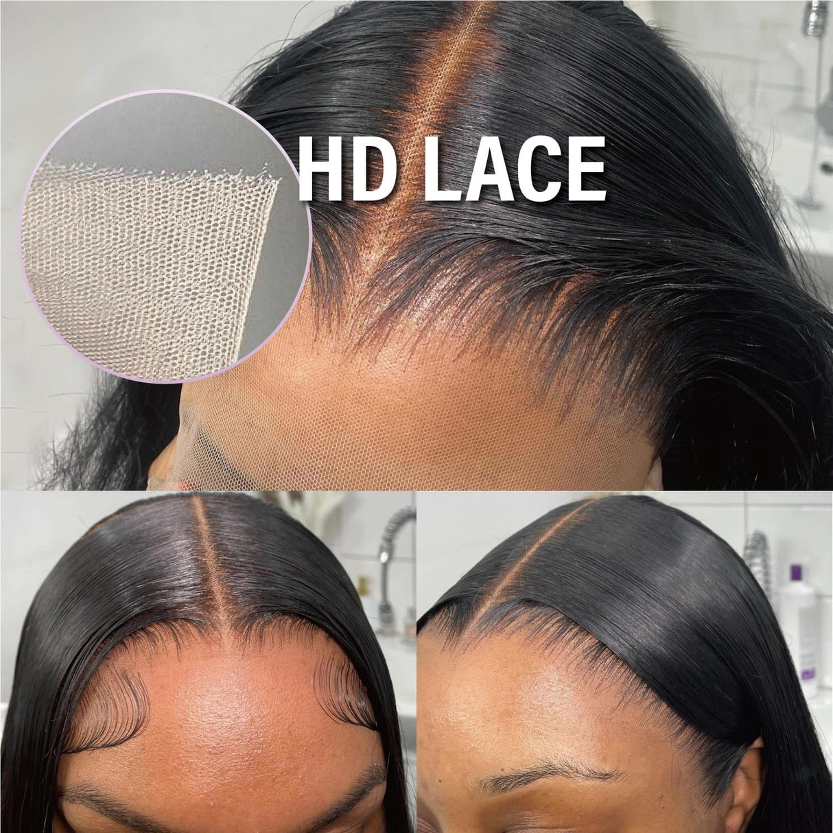 Human Hair Wig 13x6 Body Wave Lace Front Wigs Human Hair Pre Plucked 200 Density HD Transparent Lace Frontal Glueless Human Hair Wigs for Women Bleached Knots with Baby Hair 26inch