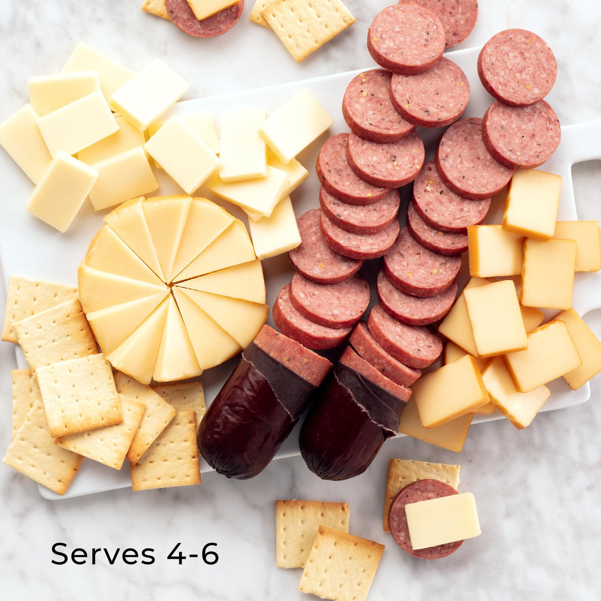 Hickory Farms Signature Beef Meat and Cheese Gift Basket (Medium) - Box Set | Charcuterie Board Food | Summer Sausage | Father's Day | Mother's Day | Easter | Christmas | Holiday | Housewarming | Gourmet | Sympathy | Care Package