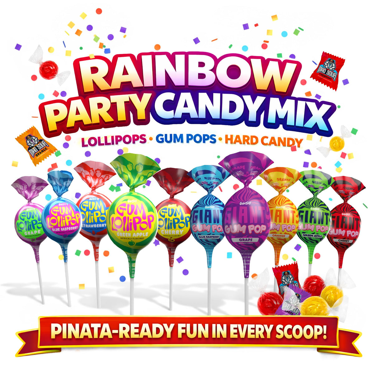 Bulk Candy Assortment, 12 lb Individually Wrapped Mix for Back-to-School