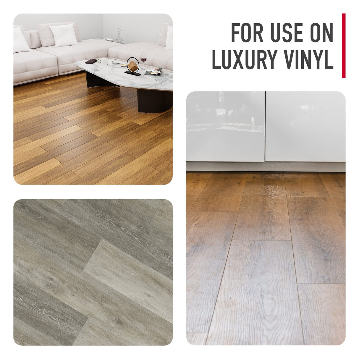 Hoover Luxury Vinyl Hard Floor Solution, Concentrated Cleaning Solution for Hard Floor Machines, 64 oz, AH31454