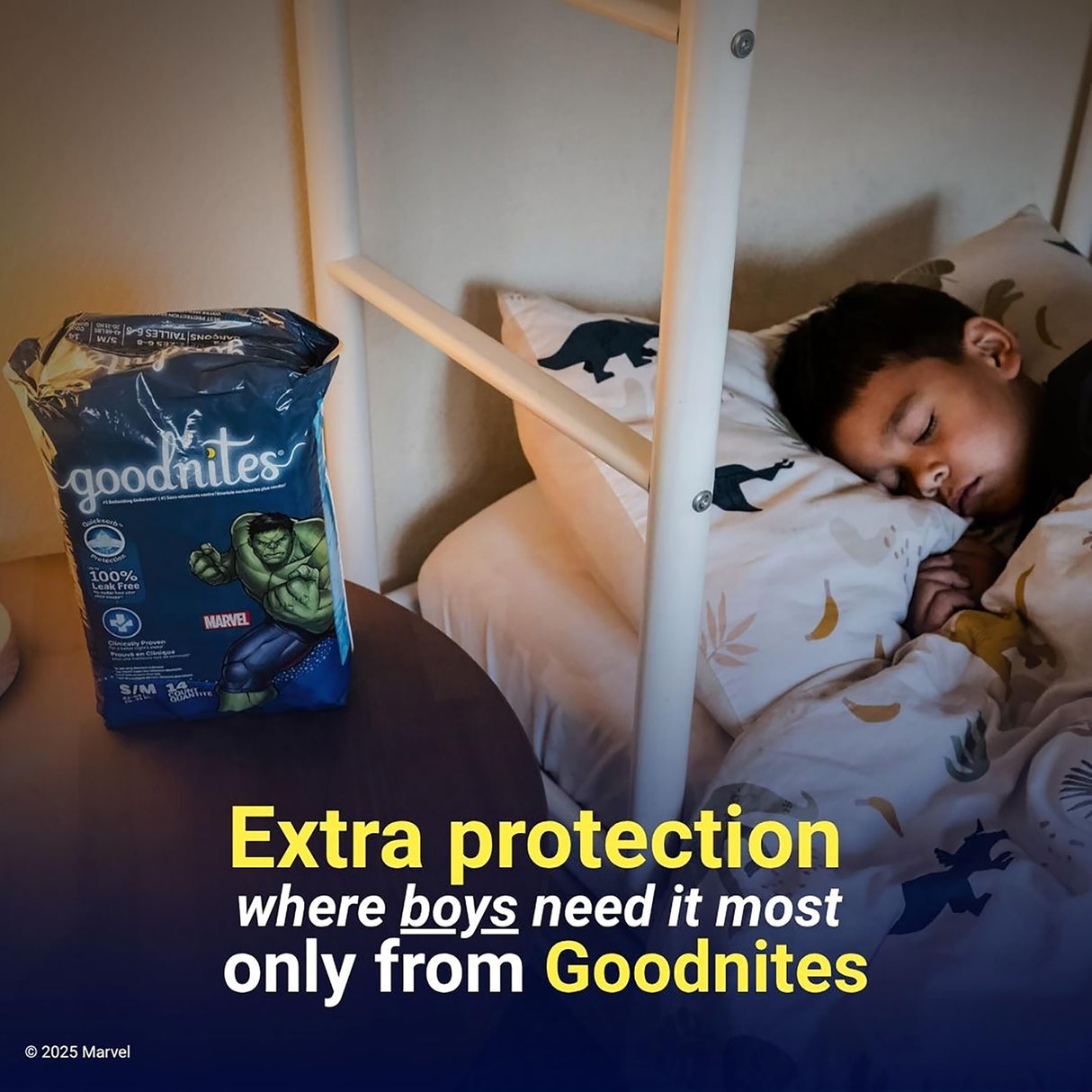 Goodnites Boys' Nighttime Bedwetting Underwear, Size Large (68-95 lbs), 34 Ct (2 Packs of 17), Packaging May Vary