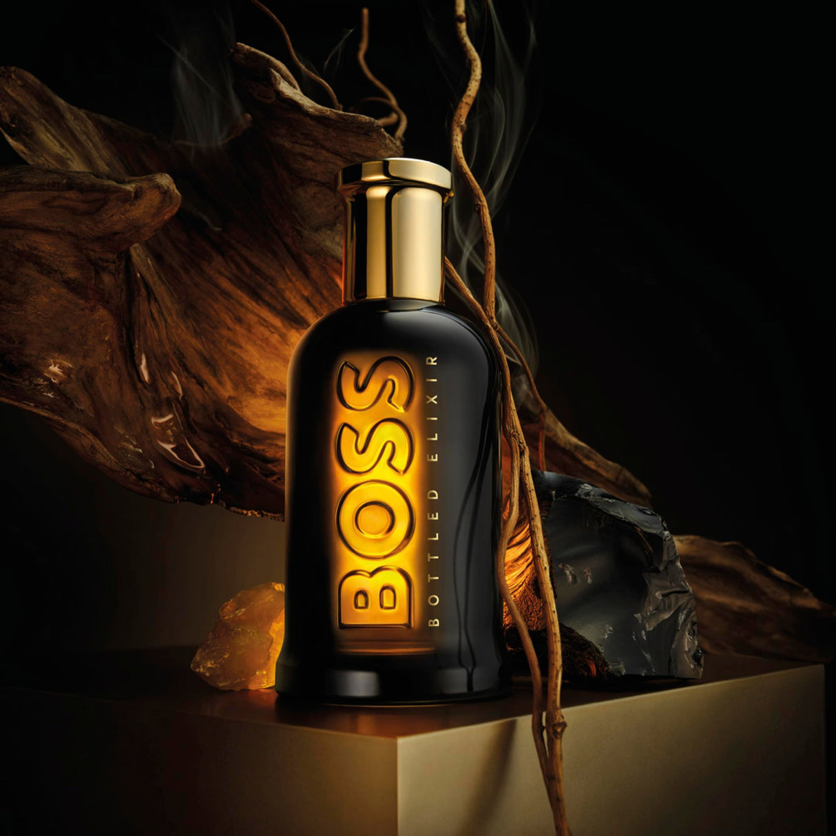 Hugo Boss Men's Boss Bottled Elixir Parfum - Notes of Vetiver, Patchouli and Cedarwood