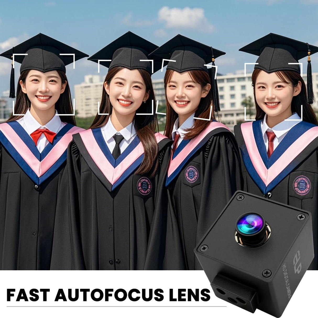 ELP 1080P 120fps USB Autofocus Camera for Computer 11.6mp Lightburn Camera Mini UVC USB2.0 Webcam High Speed PC Camera Wide Angle USB Security Web Camera for Laptop (100° Low distoriton Lens)