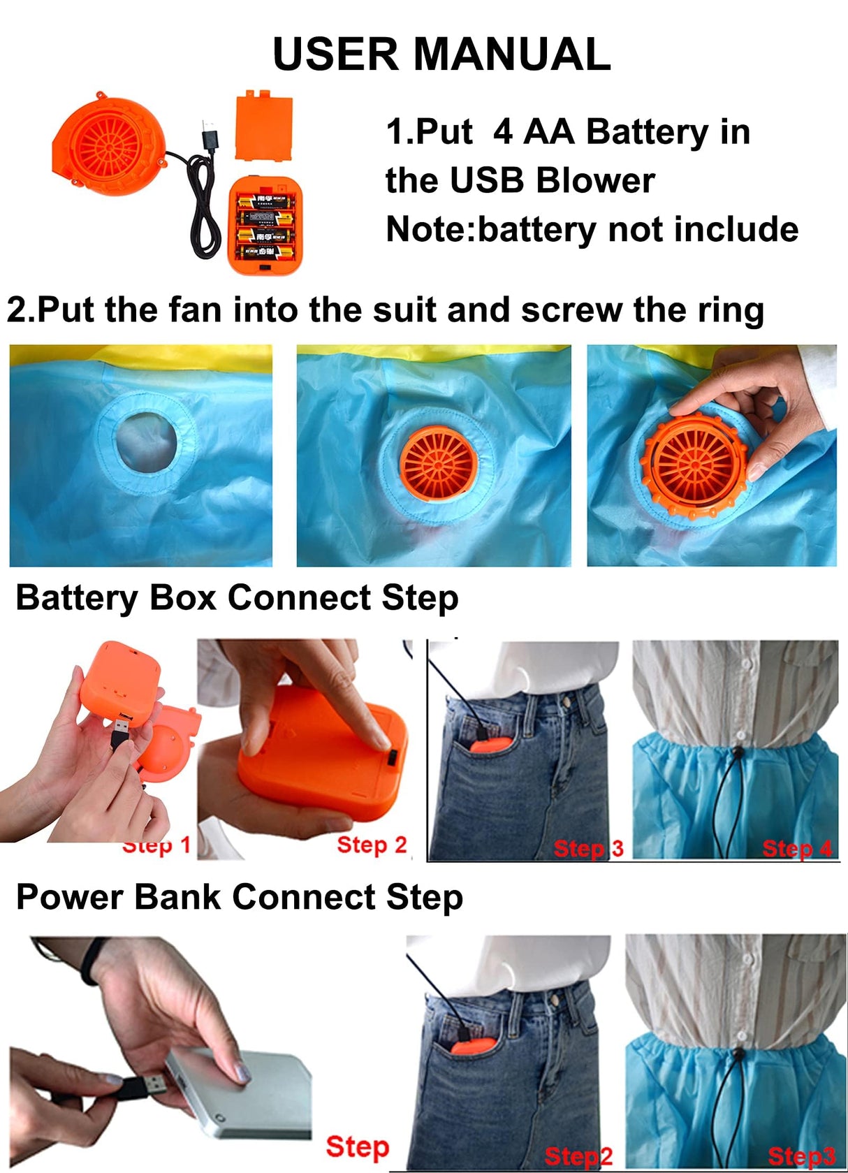 ZISUEX Inflatable Cow Costume Adult Cow Blow Up Suit Halloween Costume Jumpsuit Fancy Party Christmas Inflatable Suit (White, L:4.9ft to 6.2ft)