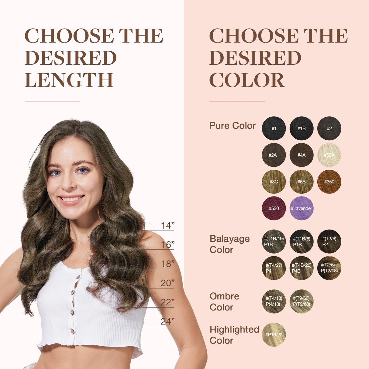 GOO GOO Clip in Hair Extensions Real Human Hair, Remy Human Hair Extensions Clip ins for Women, Natural Human Hair, 18inch 120g 7Pcs, 4/26/4 Balayage Chocolate Brown to Honey Blonde
