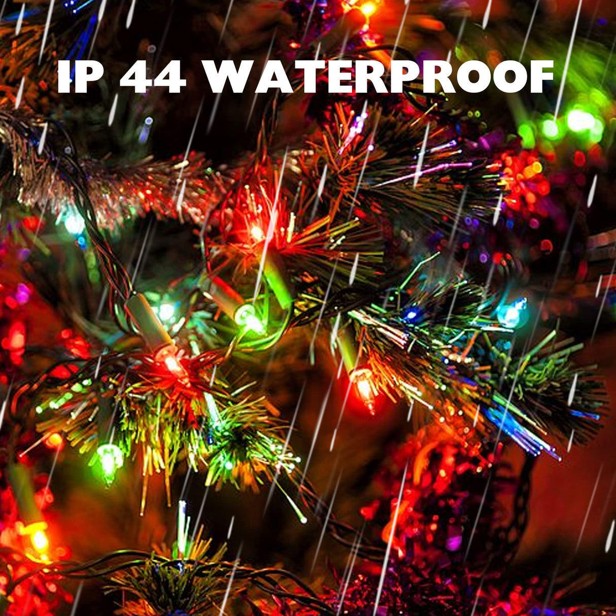 Dazzle Bright Christmas Lights, 40FT 200 Count Incandescent Waterproof Mini String Lights Plug in, Connectable Christmas Decorations for Outdoor Home Party Garden Yard