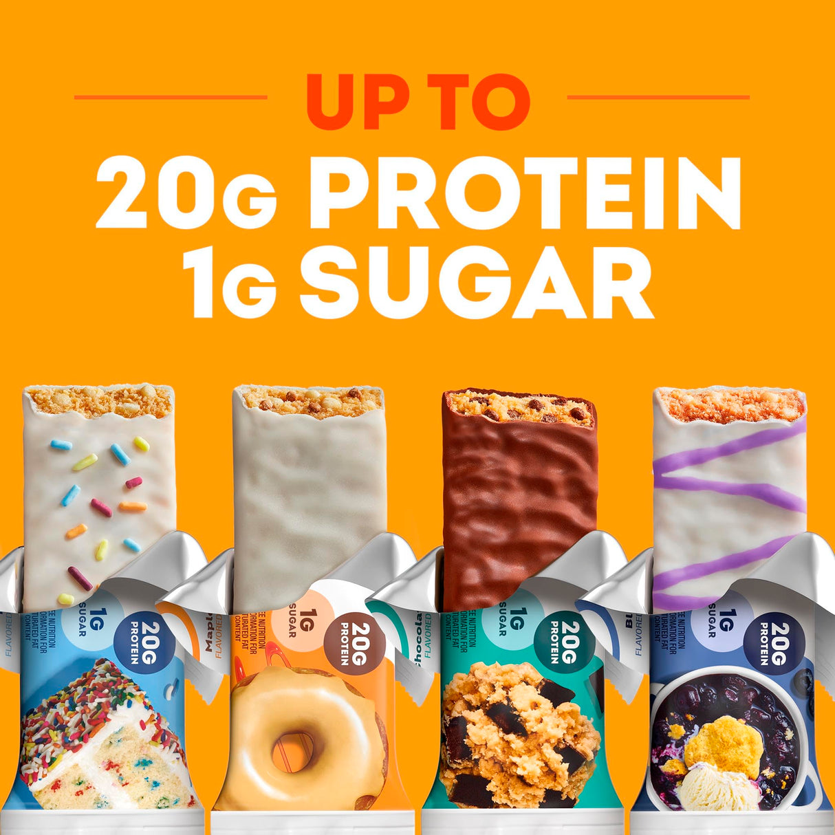ONE Protein Bars, Fruity Cereal, Gluten Free with 20g Protein and 1g Sugar, Pantry Staples, 2.12 oz (12 Count), Packaging May Vary
