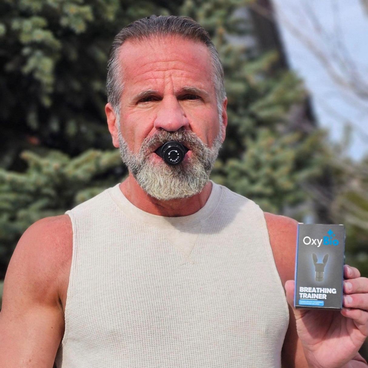 OxyBio Oxy Respiratory Trainer | Breathe Easier with Stronger Lungs | Made with High Grade Silicone