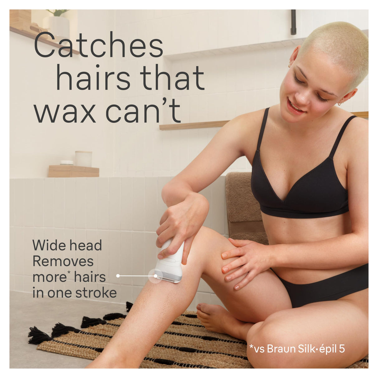 Braun Silk-épil 7 Epilator, Wet & Dry, Lasting Smooth Skin, SE7-141