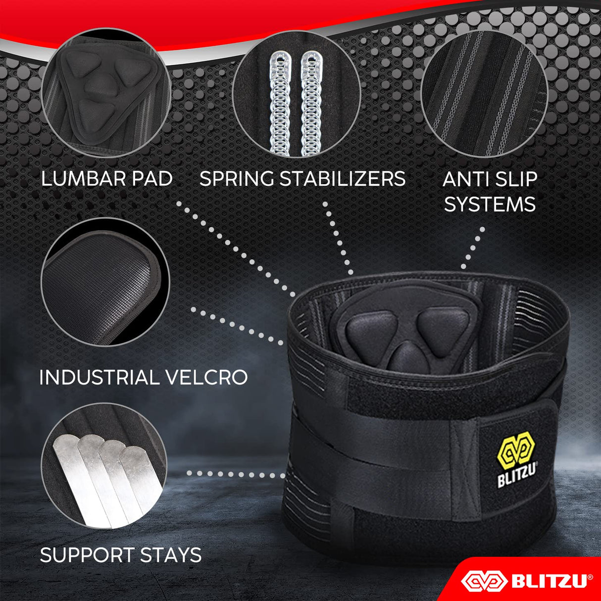 Back Brace for Lower Back Pain, Great for Women and Men With Removable Lumbar Pad and Adjustable Support Straps, Waist Belt for Sciatica, Herniated Disc, Scoliosis, Arthritis, Pain Relief Size M