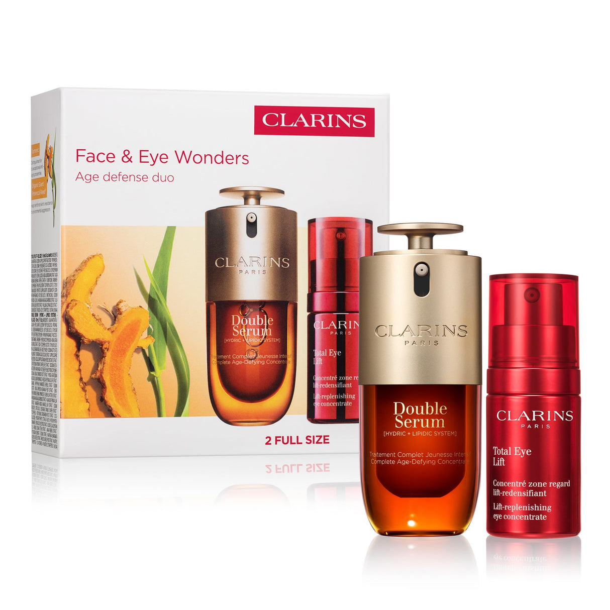 Clarins NEW Double Serum | Anti Aging Face Serum | Visibly Firms, Smoothes, Boosts Radiance, and Refines Pores | 24H Hydration | All Skin Types