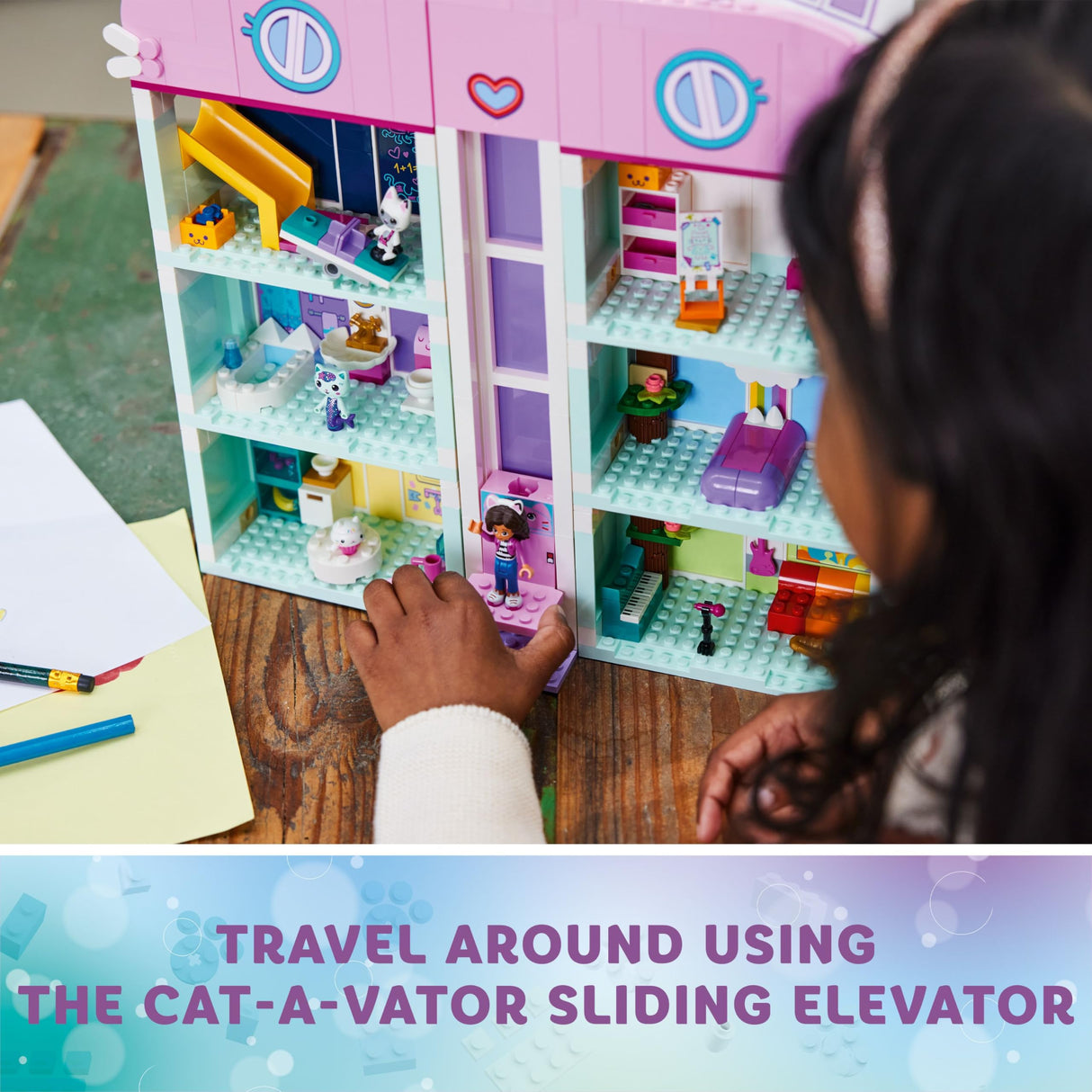 LEGO Gabby's Dollhouse Building Toy - Pretend Play Toy Figures & Playsets for Girls & Boys, Ages 4+ Years - Gift for Christmas - 8 Room Dollhouse W/ 4 Minifigures - 10788