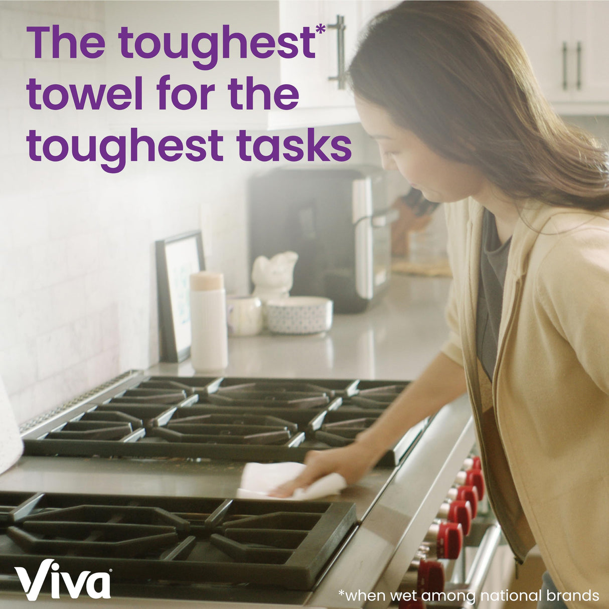 Viva Signature Cloth Paper Towels, 12 Triple Rolls, 129 Sheets per Roll