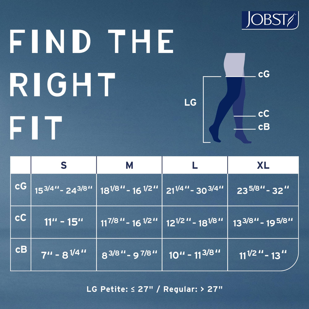 JOBST Relief 20-30 mmHg Thigh High Compression Stockings with Silicone Band, Closed Toe, Beige, Medium