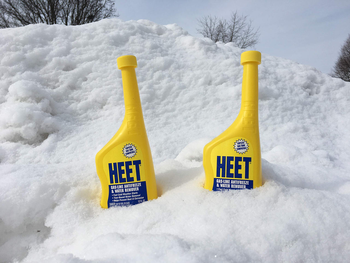HEET 28201-24PK Gas Line Antifreeze and Water Remover, 12 Fl oz. (Pack of 24)
