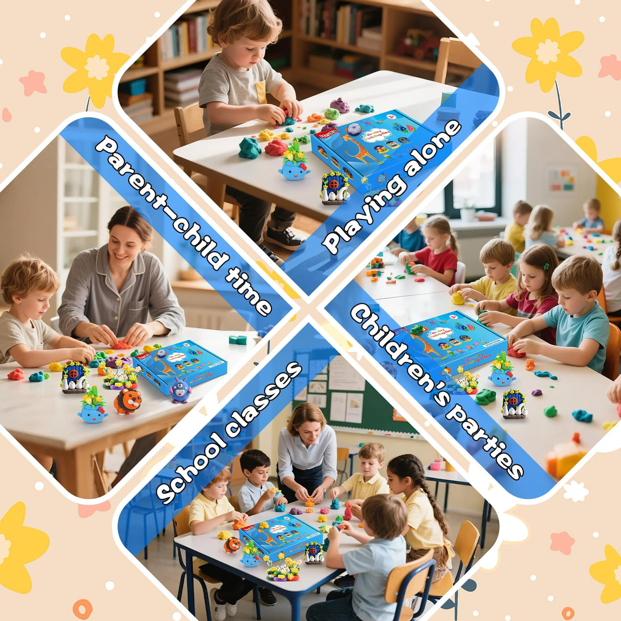 ifergoo Air Dry Clay for Kids - 102 Colors Molding Magic Clay Kit, Safe & Non-Toxic, Kids DIY Model Art & Crafts Toys with Sculpting Tools, Birthday & Christmas Gifts for Boys & Girls 3-12 Years Old