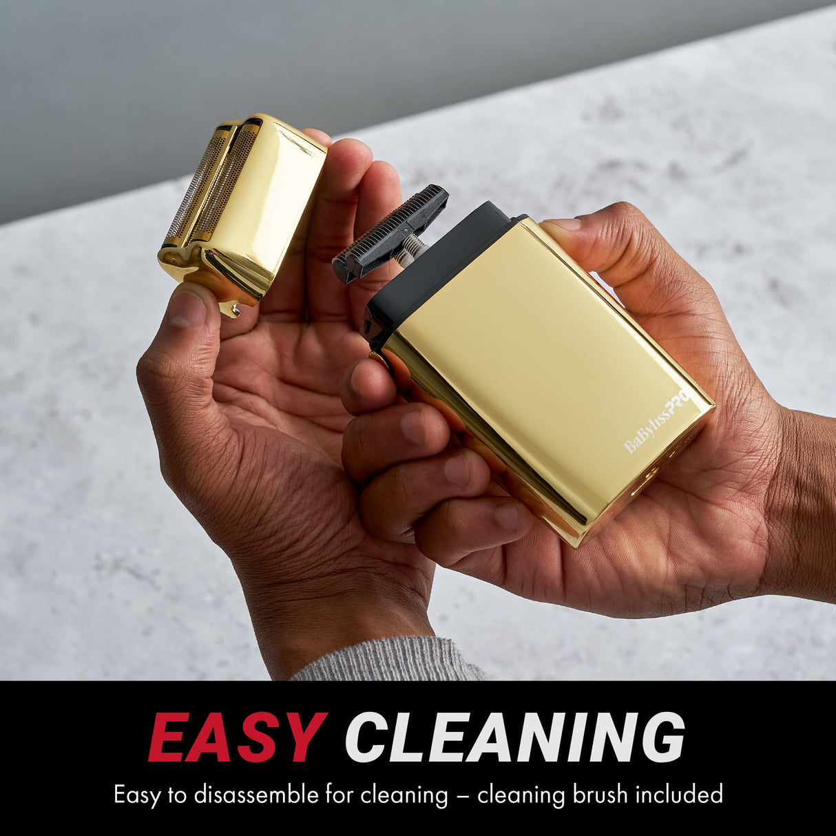 BaBylissPRO Barberology Double Foil Shaver, FXFS2 SILVERFX Professional Electric Shaver