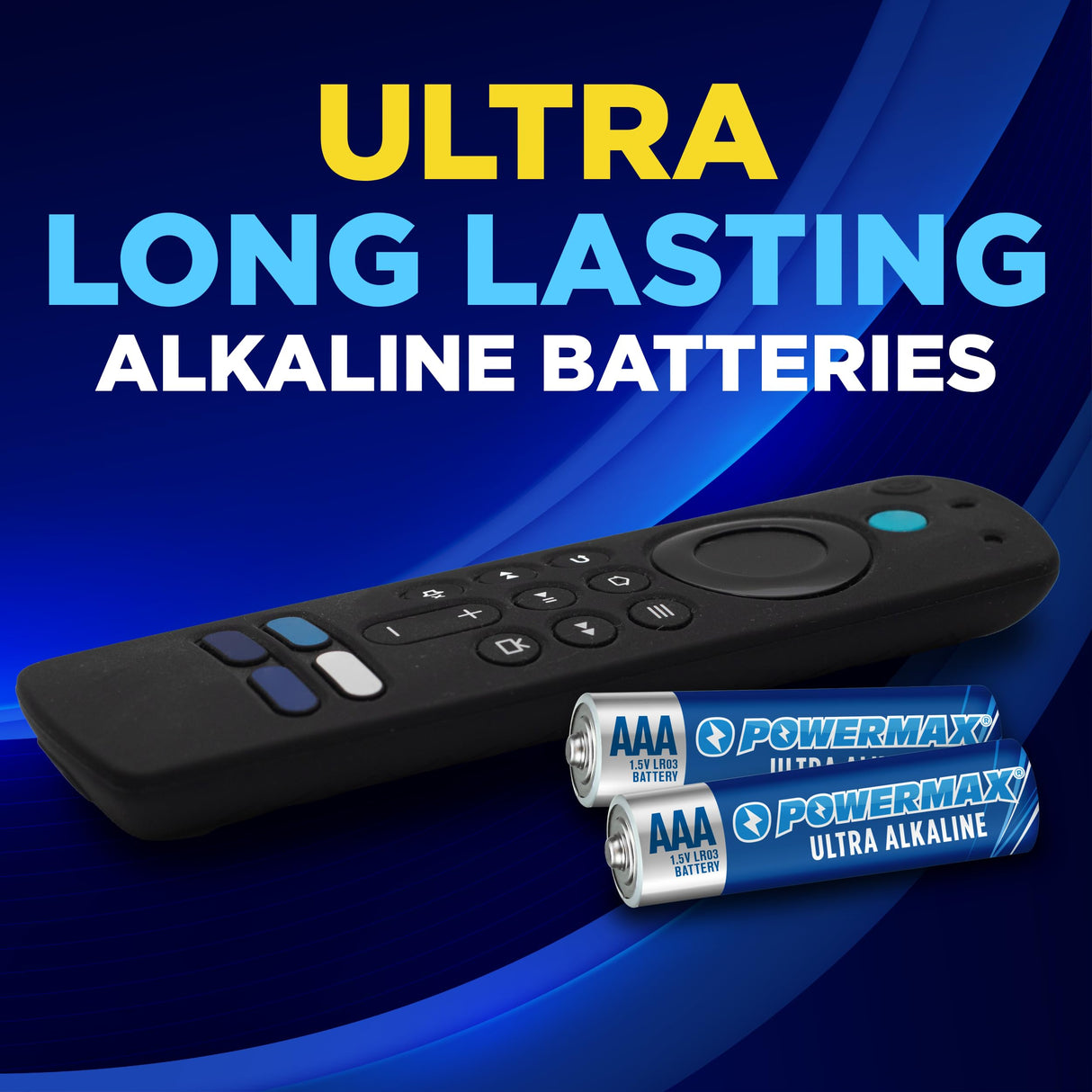 Powermax 100-Count Triple AAA Batteries, Ultra Long Lasting Alkaline Battery for Home and Office, 10-Year Shelf Life, Reclosable Packaging