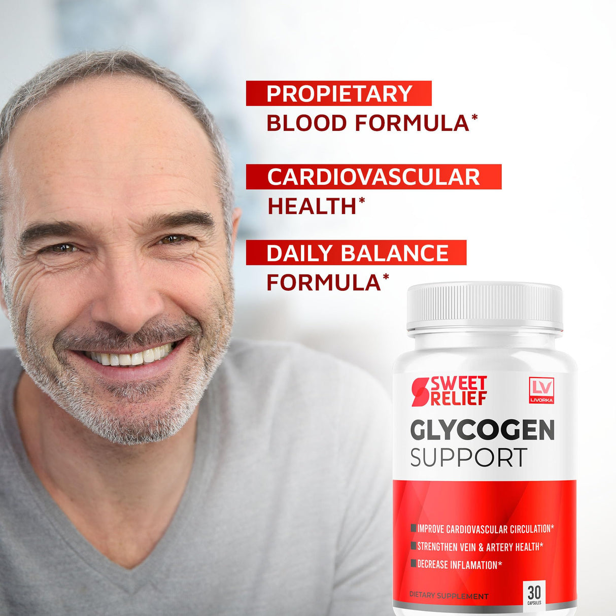 (2 Pack) Sweet Relief Capsules - Official SweetRelief Premium Formula Supplement Pills, Advanced Sweet Relief Glycogen Support Formula for Wellness & Overall Health, 60 Capsules for 2 Months