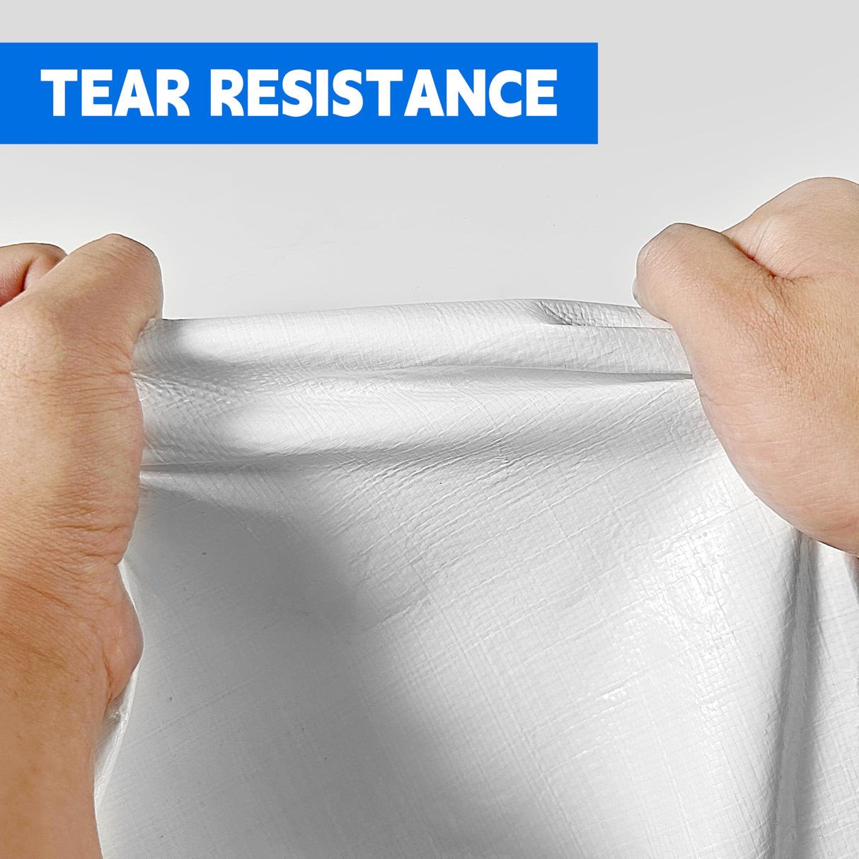 Tarp 20x30 ft Heavy Duty 12mil 100% Waterproof High Durability Multipurpose,Uv Resistant,White Tarp Suitable for Swimming Pools, Boats, Camping, Courtyards, Etc -by MVPNET