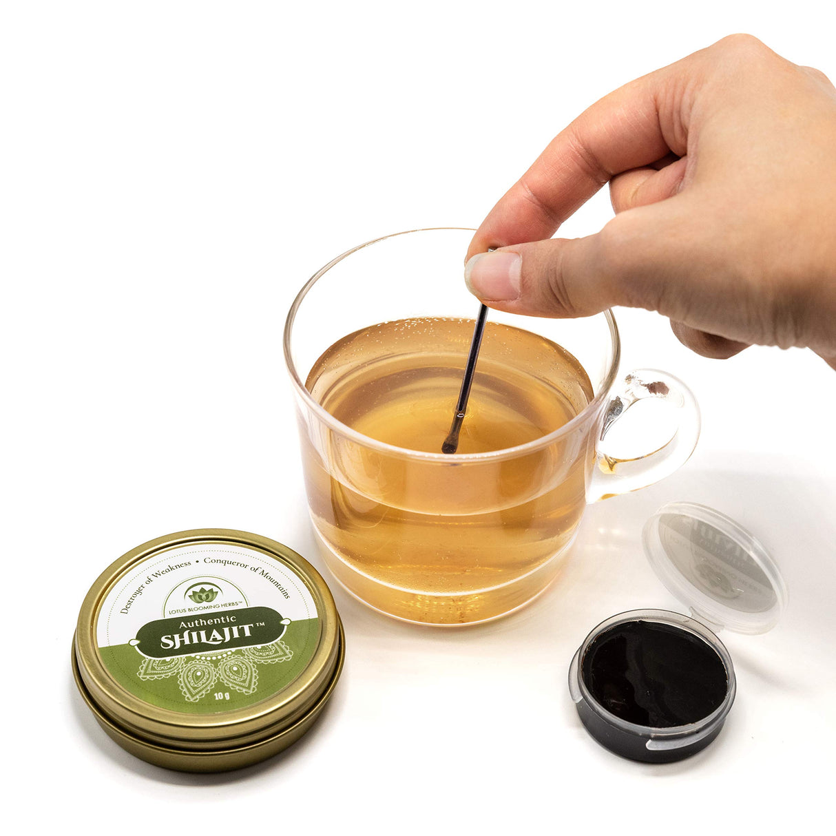 Authentic Shilajit – 100% Pure Gold Grade Himalayan Shilajit Resin with Fulvic Acid & Trace Minerals | Supports Healthy Energy, Stamina & Strength | Lotus Blooming Herbs | 10 Grams