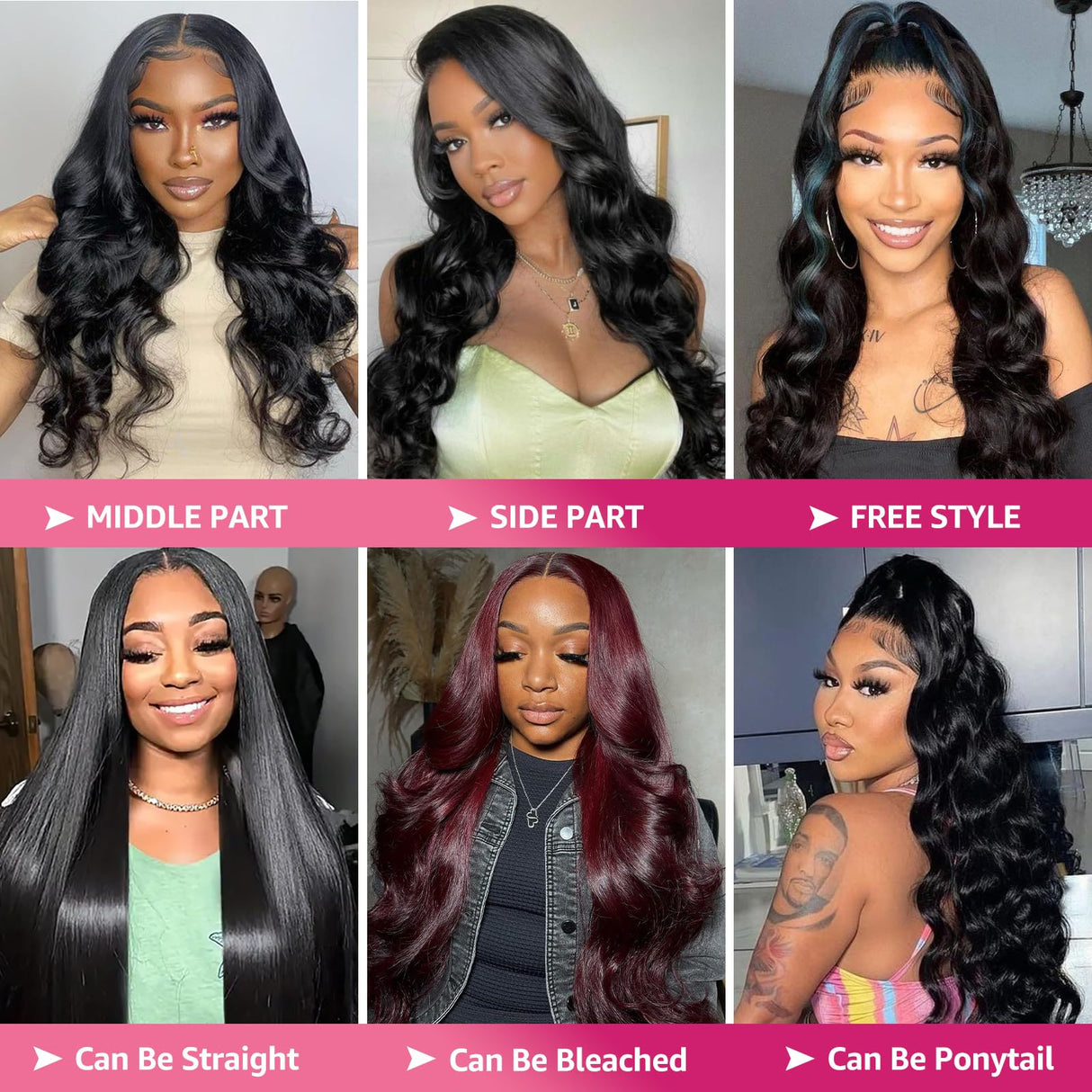 30 Inch 13x6 Lace Front Wigs Human Hair 200 Density Body Wave HD Lace Front Wigs Human Hair 13x6 HD Lace Frontal Glueless Wigs Human Hair Pre Plucked Brazilian Virgin Wig