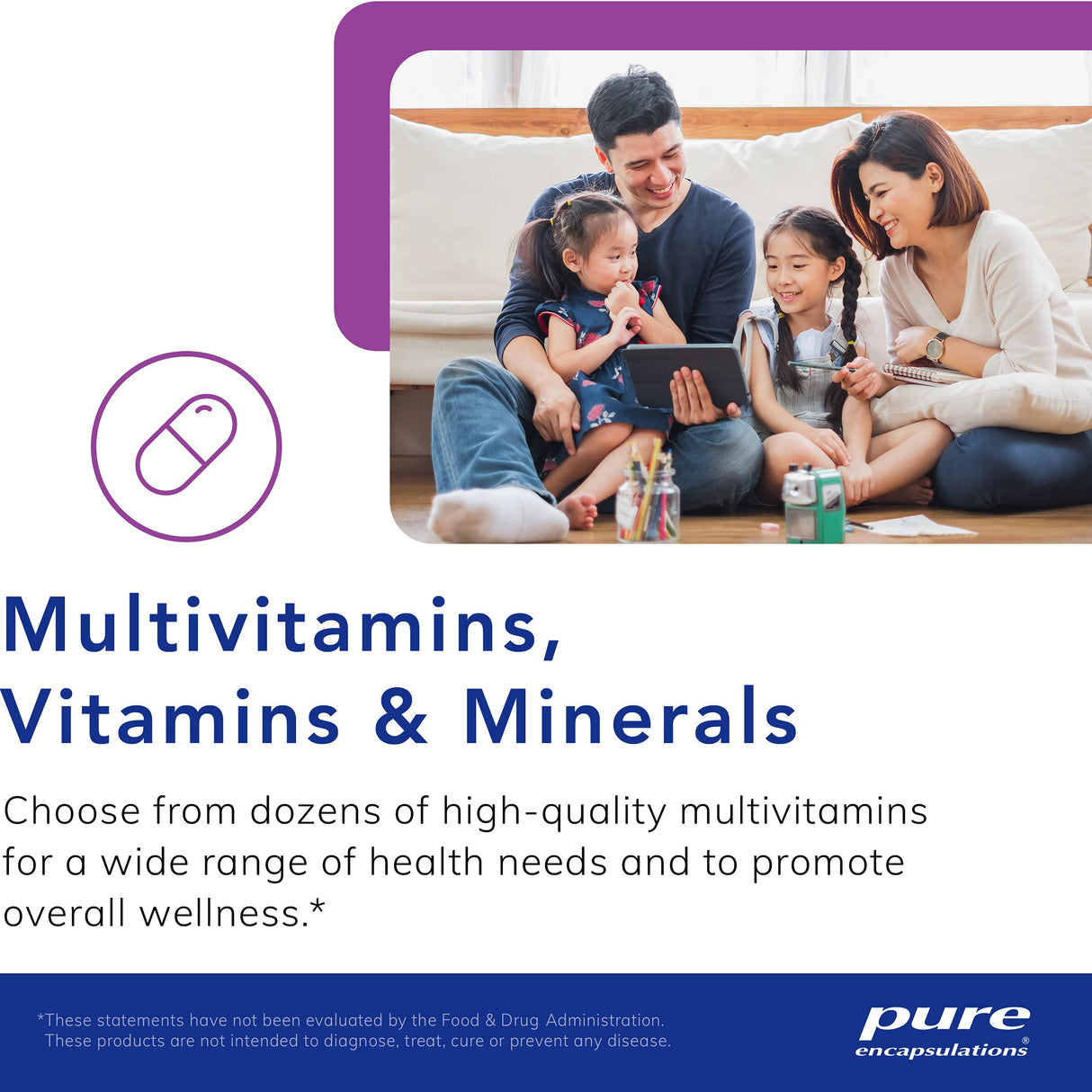 Pure Encapsulations Nutrient 950 | Multivitamin Mineral Supplement to Support Physiological Functions and a Healthy Lifestyle* | 90 Capsules