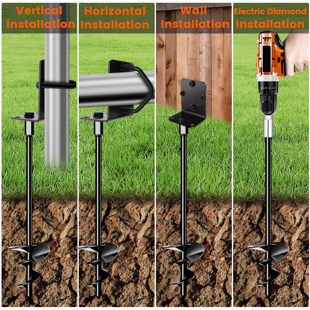 Ground Anchors Shed Anchors 14" Set of 2 Trampoline Stakes