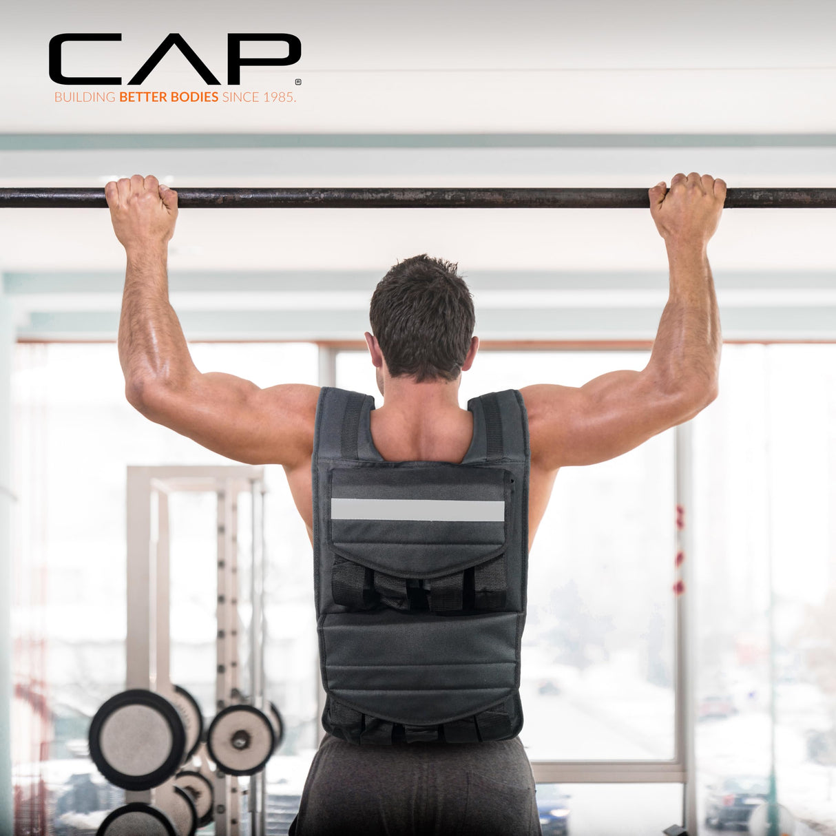 CAP Barbell Adjustable Weighted Vest, 70 lb