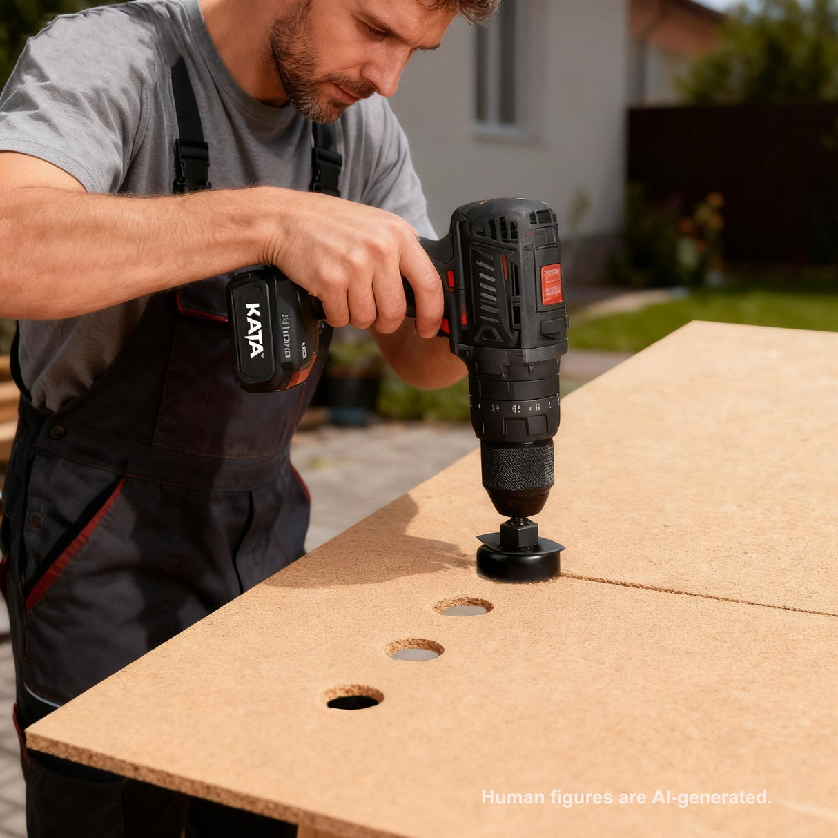 KATA 25 Piece Hole Saw Kit with 3/4"-6" for Wood, Drywall, PVC and Plastic