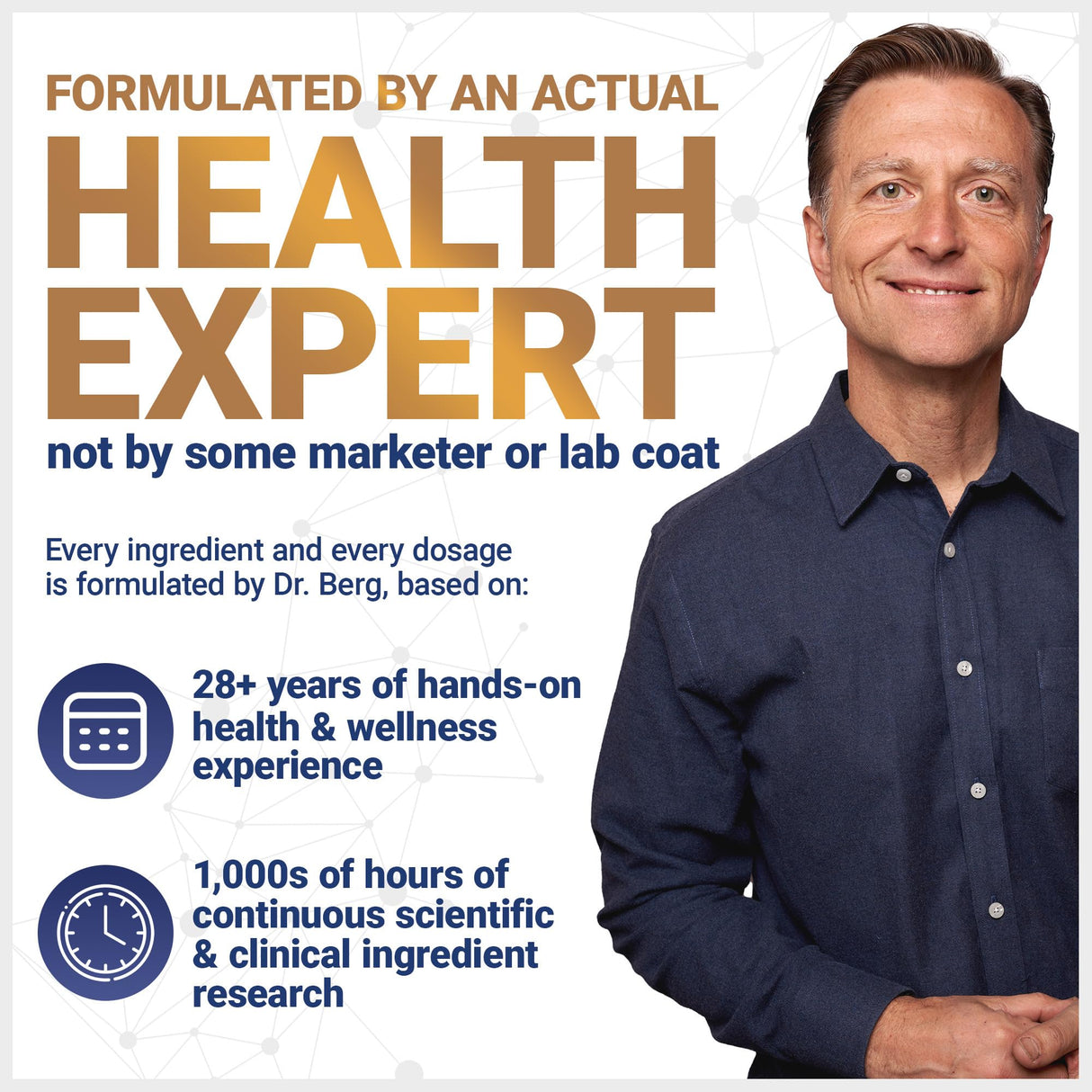 Dr. Berg Maximum Strength 4-in-1 Chelated Magnesium Glycinate with Clean, Potent & Pure Ingredients | 4X Lab-Tested & Verified | USA Formulated Magnesium Supplement Capsules | 150 Capsules