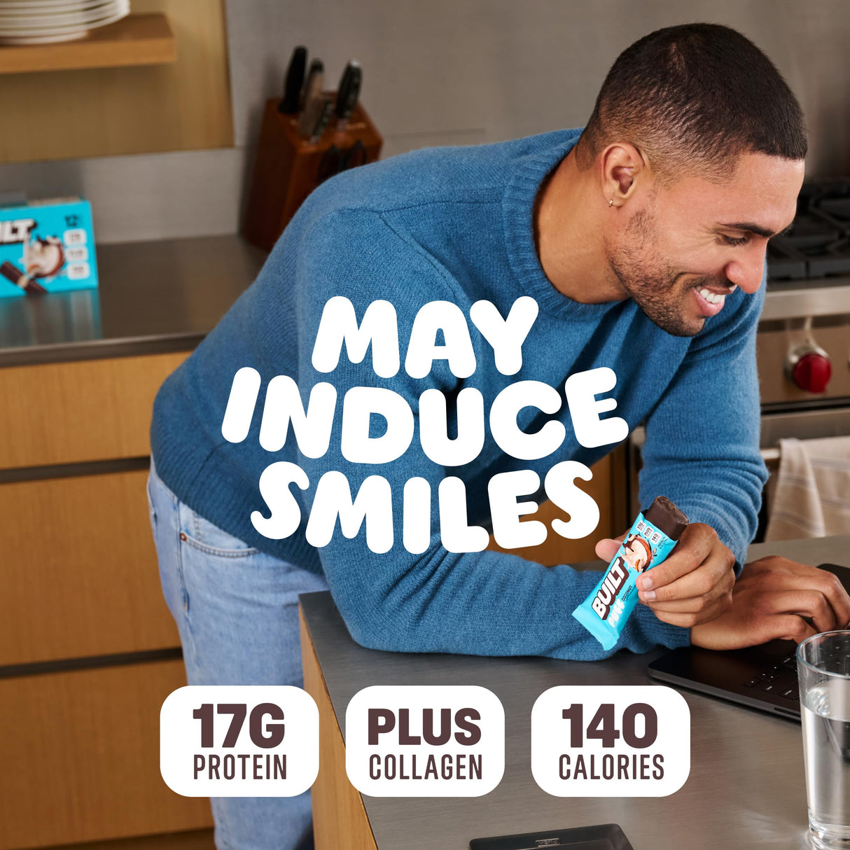 Built Bar, Puff Protein Bars, Coconut Puff, 17g Protein Snacks, On-The-Go Bars, Only 140 Calories, 6g Sugar, Collagen, Gluten Free, 12 Count