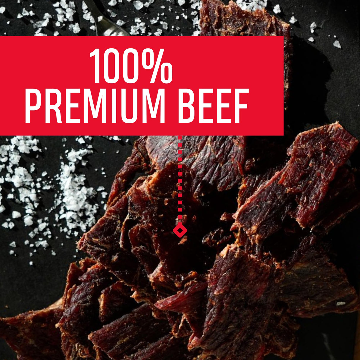 Oberto Classics Thin Style Beef Jerky, Spicy Flavor, No Artificial Ingredients, High Protein, Gluten Free, Wood Smoked, Premium Steak Beef Jerky High Protein Snacks, 2.2 Ounce (Pack of 8)