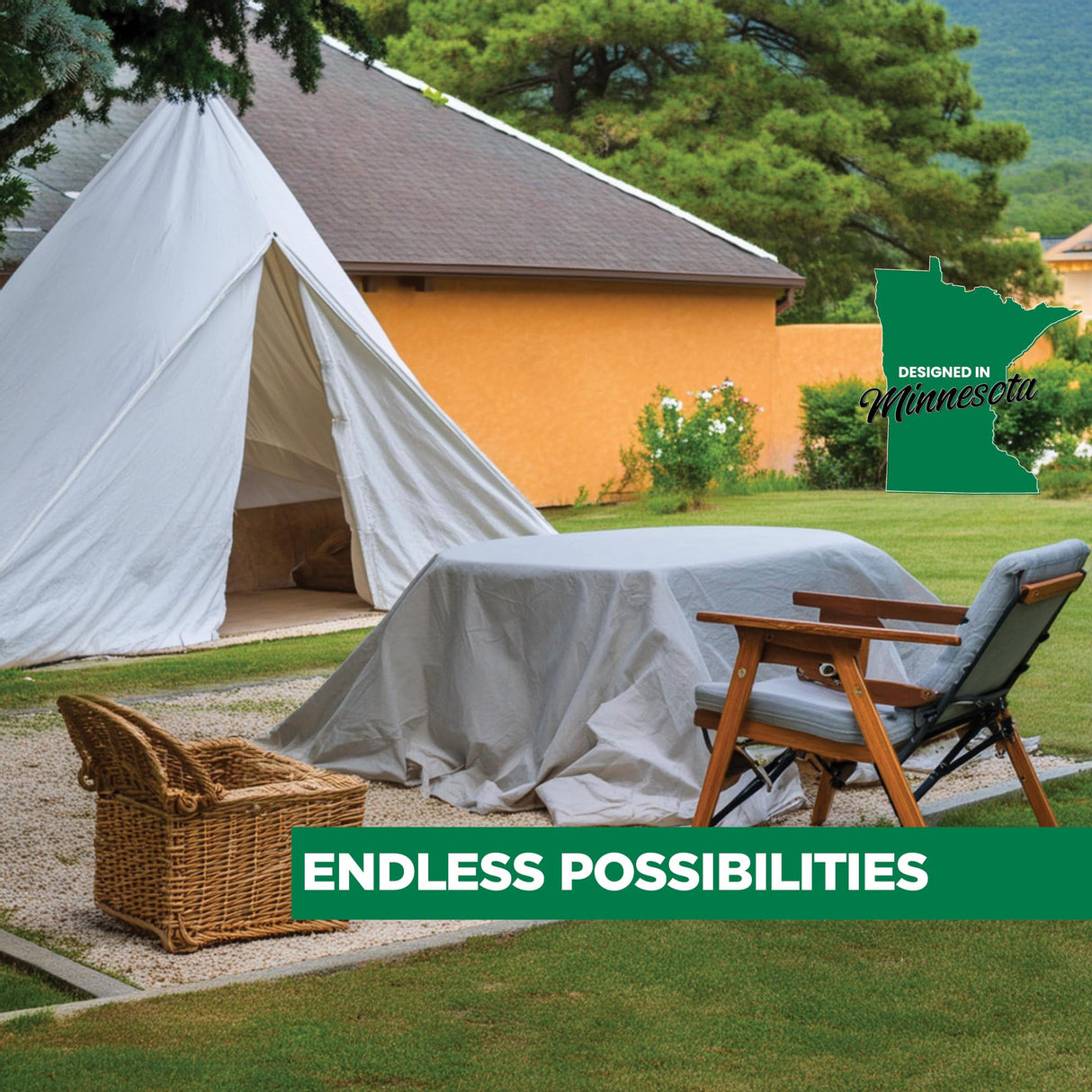 All Purpose Canvas Drop Cloth by EZ Drop - Cotton Duck Dropcloth Tarp for Painting, Construction Debris, Floor & Furniture Protection, Heavy Duty Cover Against Paint, Dust, Dirt (4 ft. x 12 ft.)