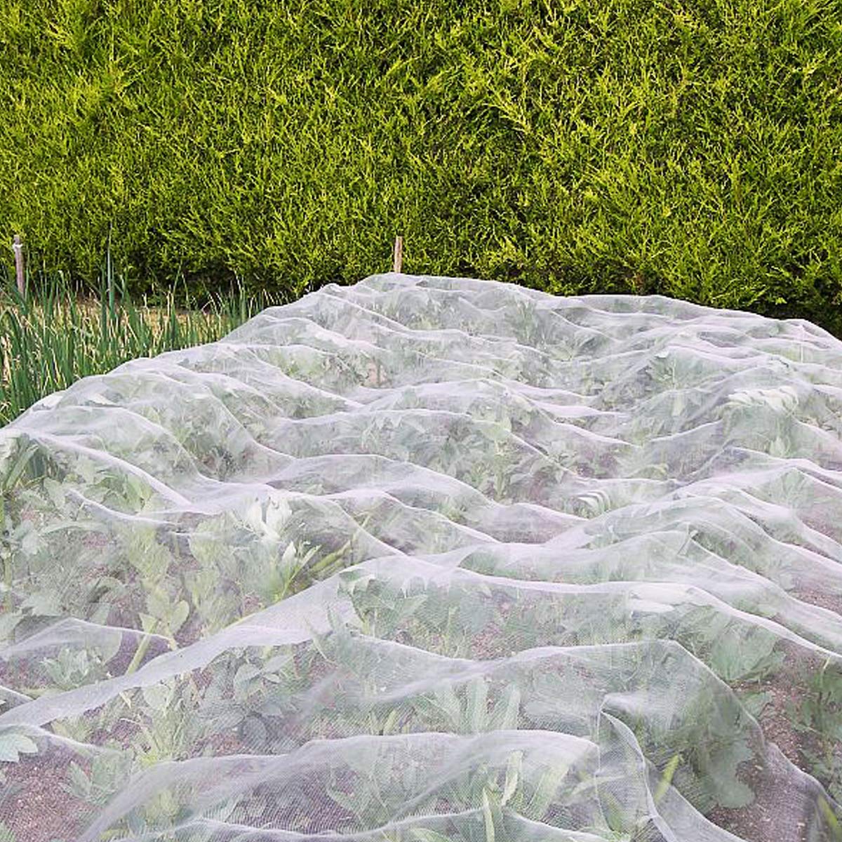 Garden Netting, Plant Covers 10x33Ft Net Ultra Fine Mesh Protection Netting for Vegetable Plants Fruits Flowers Crops Greenhouse Row Cover Raised Bed Barrier Screen Protection Net Cover (10x33ft)