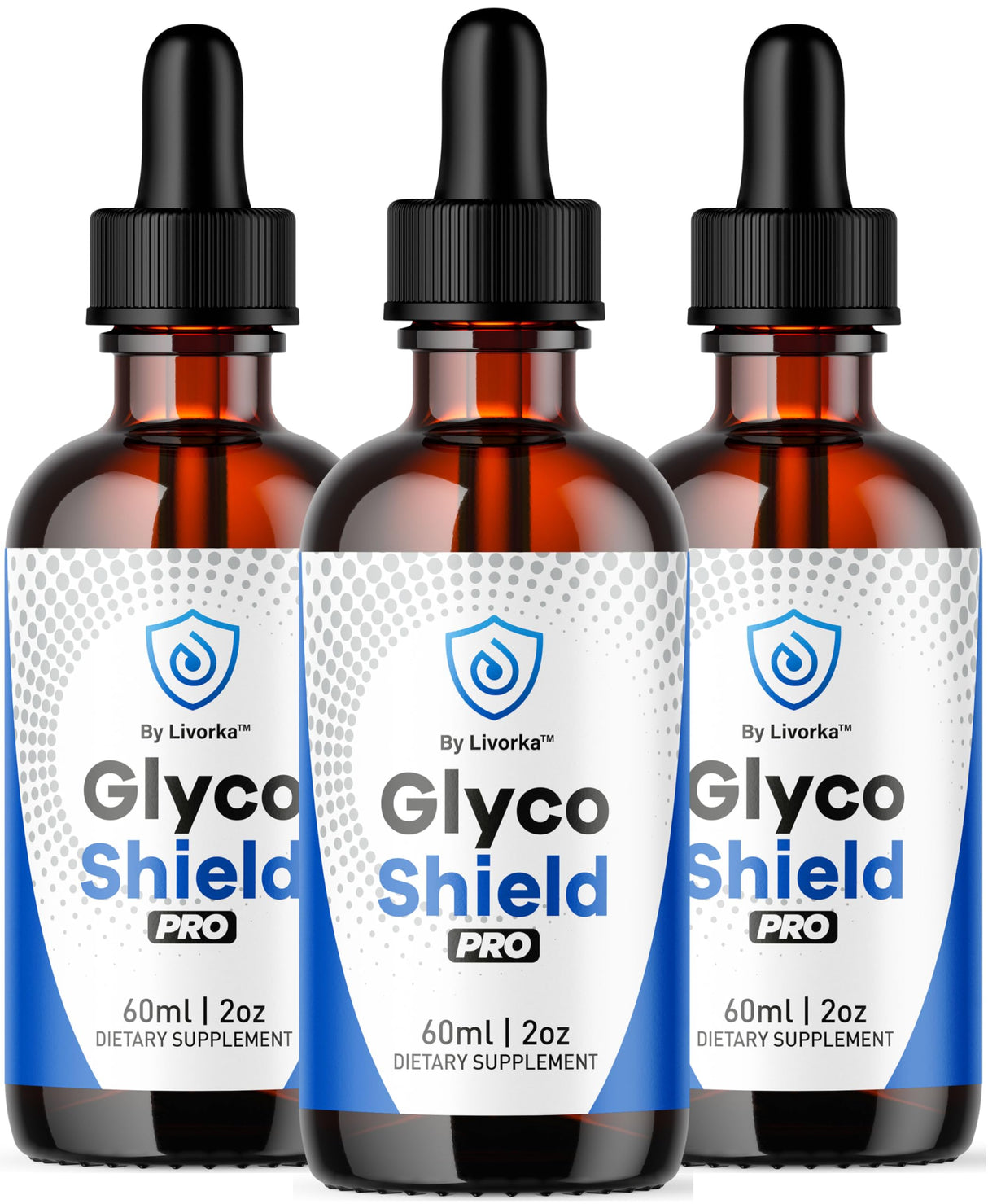 (3 Pack) Glyco Shield Drops - Official GlycoShield Pro Blood Formula Support Supplement Drops - Maximum Strength Original Natural to Overall Wellness and Support Health Reviews, 3 Bottles for 3 Months