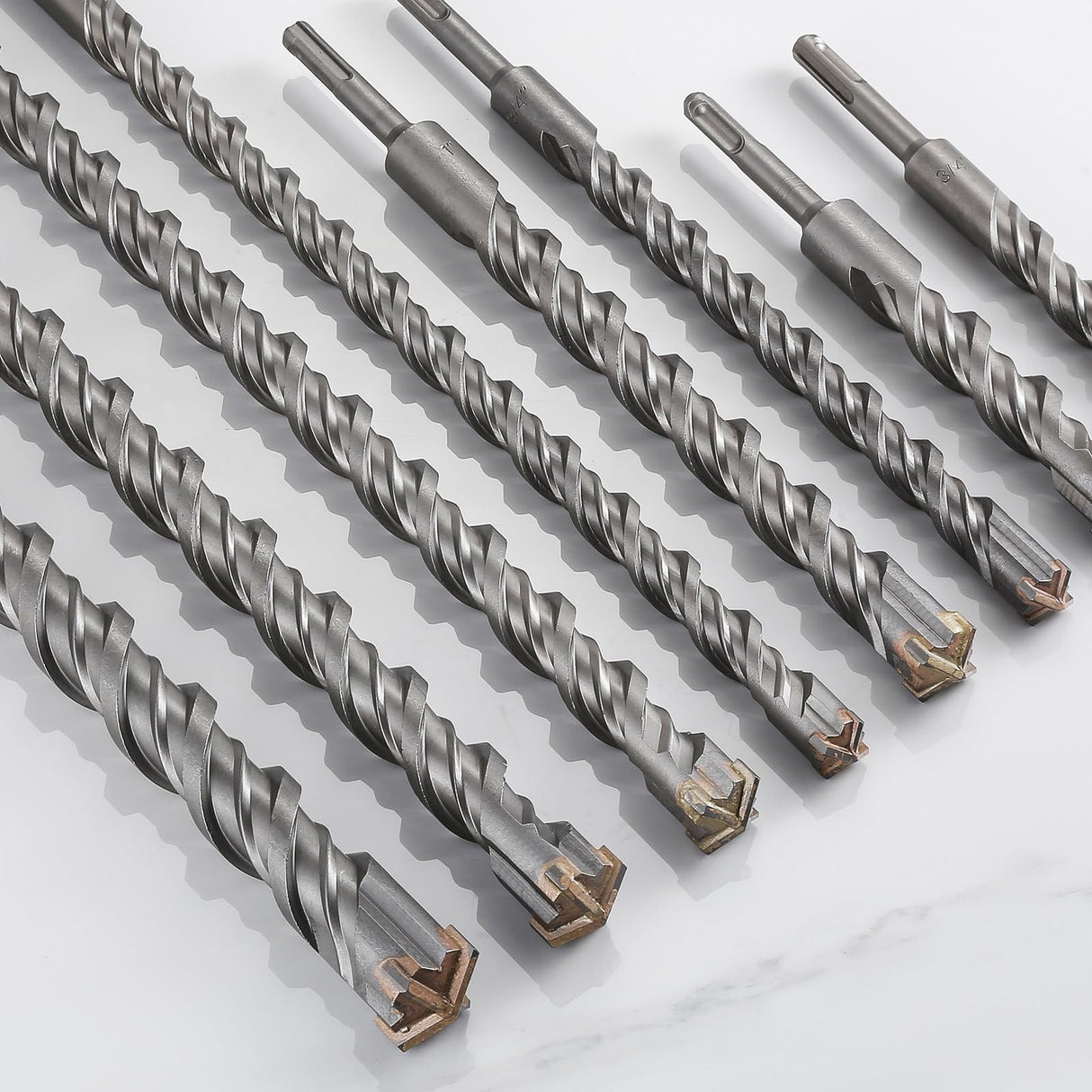 Wensilon Extension Concrete Drill Bit Lengthening 1pcs 1" X 30" Cross-Type Double Thread Carbide Material Suitable for Concrete, Brick, Cement Walls, Stone, Extra Long Hammer Drill Bits for Concrete