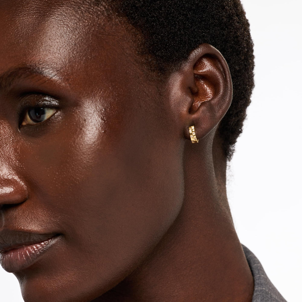 Ana Luisa Eden Gold Huggie Hoop Earrings - Mini 14K Gold Plated Hoops