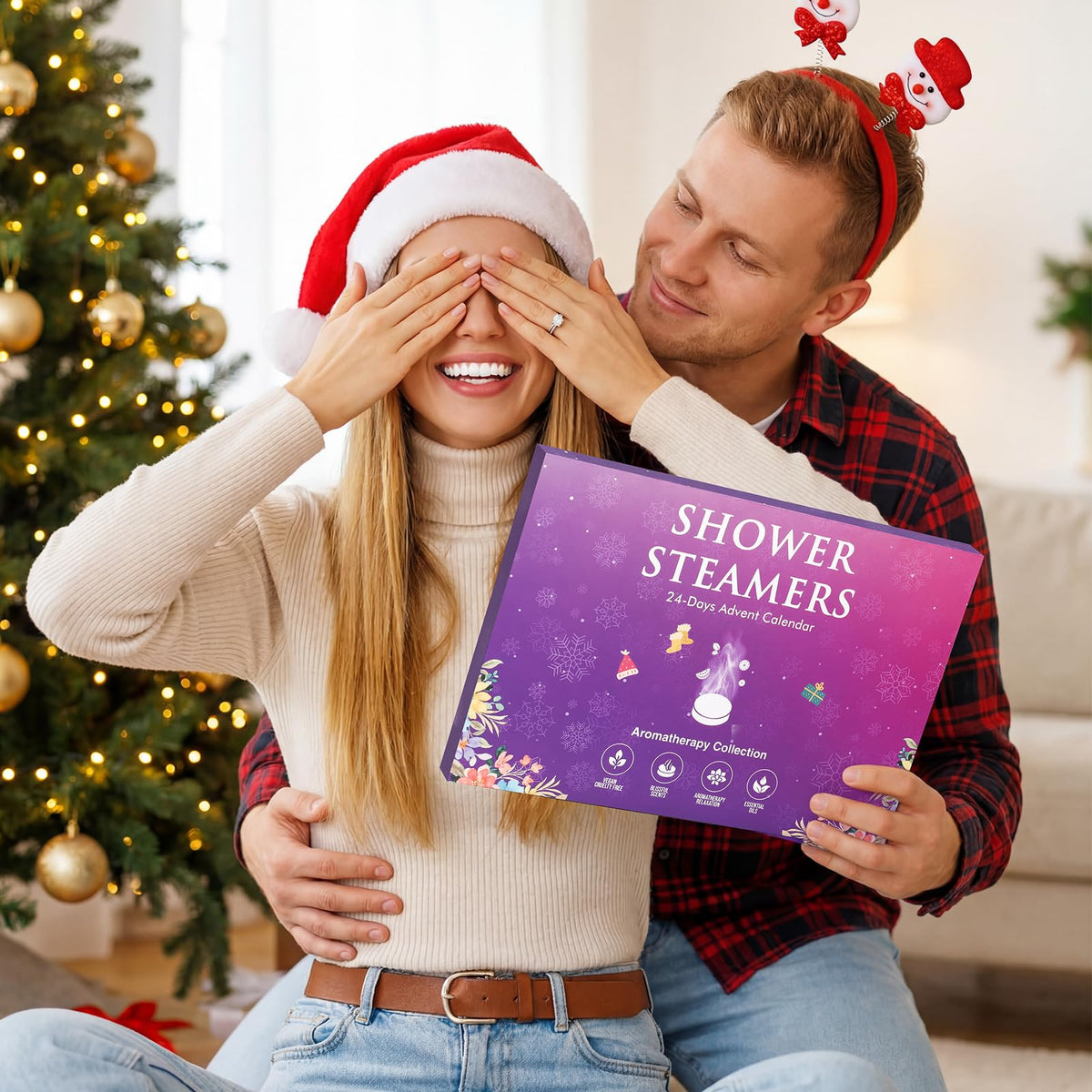 Advent Calendar 2026 Shower Steamers - 24 Pack Shower Steamers Aromatherapy